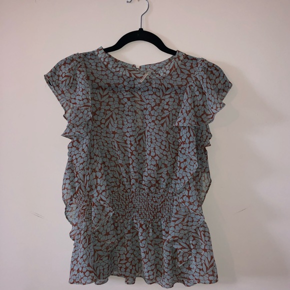 Anthropologie ruffle blouse - Picture 1 of 4